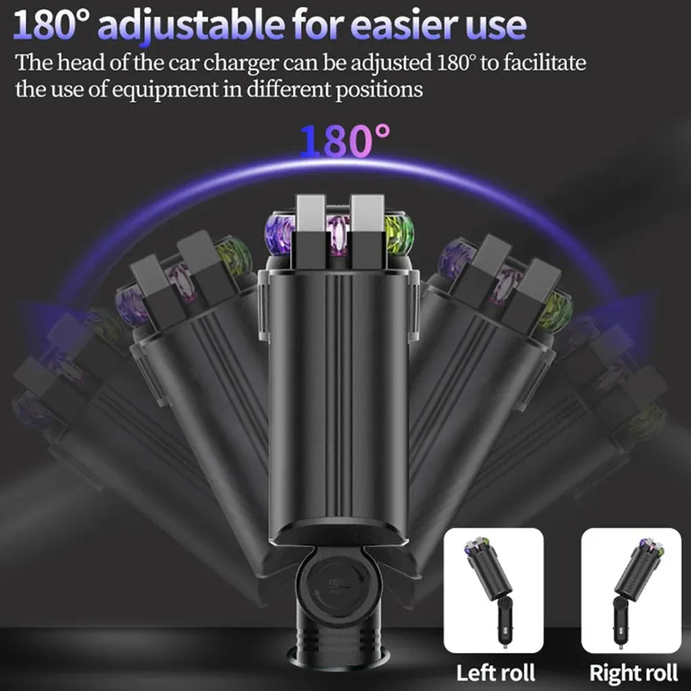 5-in-1 Starlight Car Charger
